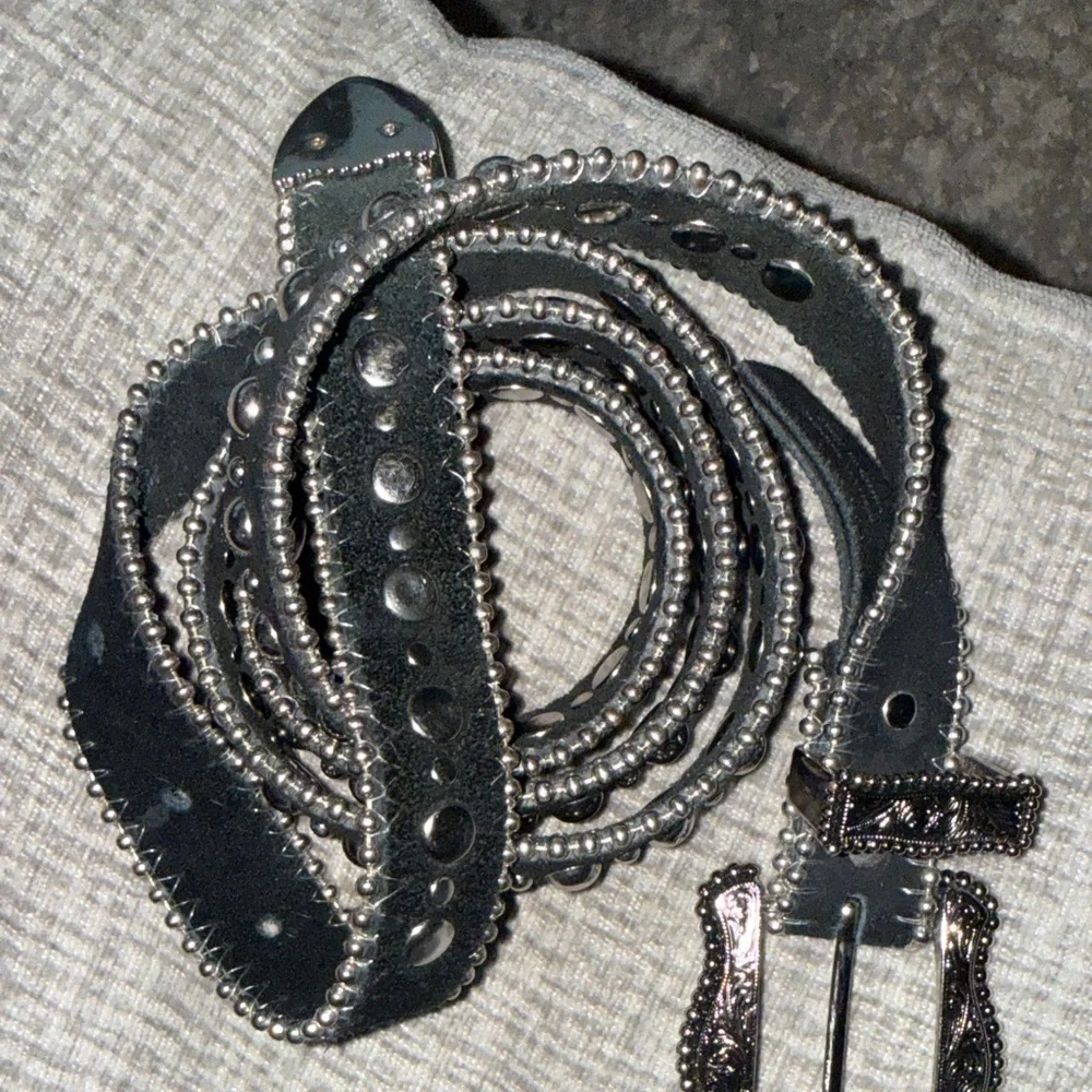 B-Low the Belt Studded Black Belt